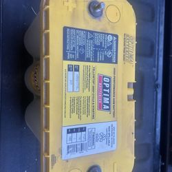 Yellow Top Optima Battery