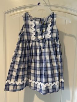 Plaid Summer Dress 2-3y