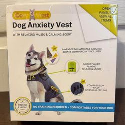 CozyVest® Dog Anxiety Vest 3-in-1 Music & Aromatherapy