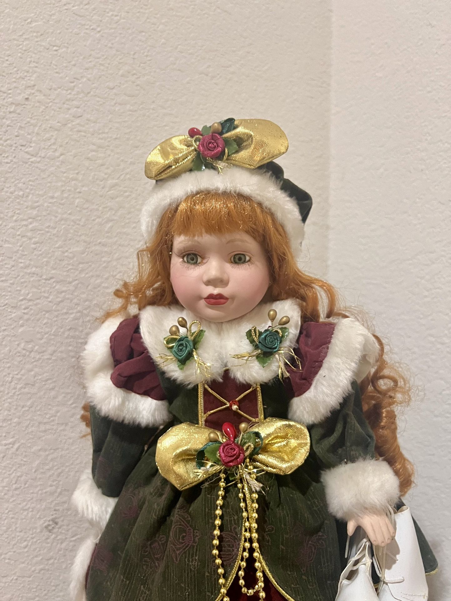 Holiday Lane Collection Porcelain Doll