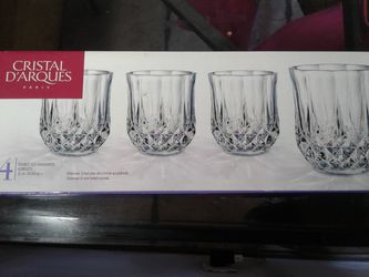 Cristal D'arques Paris diamax crystal Glass set