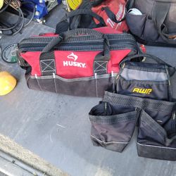 Husky Tools Bag And  Tools  Holder 