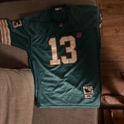 Marino #13 Dolphins jersey AUTHENTIC