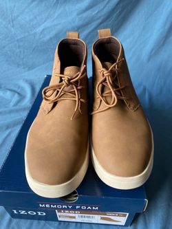 IZOD Palmer Men's Size 11 Lace-Up-Brown Chukka Boots-1815298. Excellent