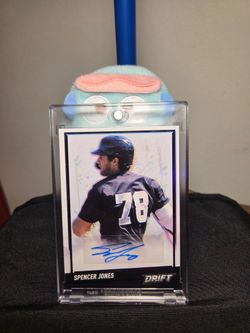 Spencer Jones Drift Autographed Baseball Card /25