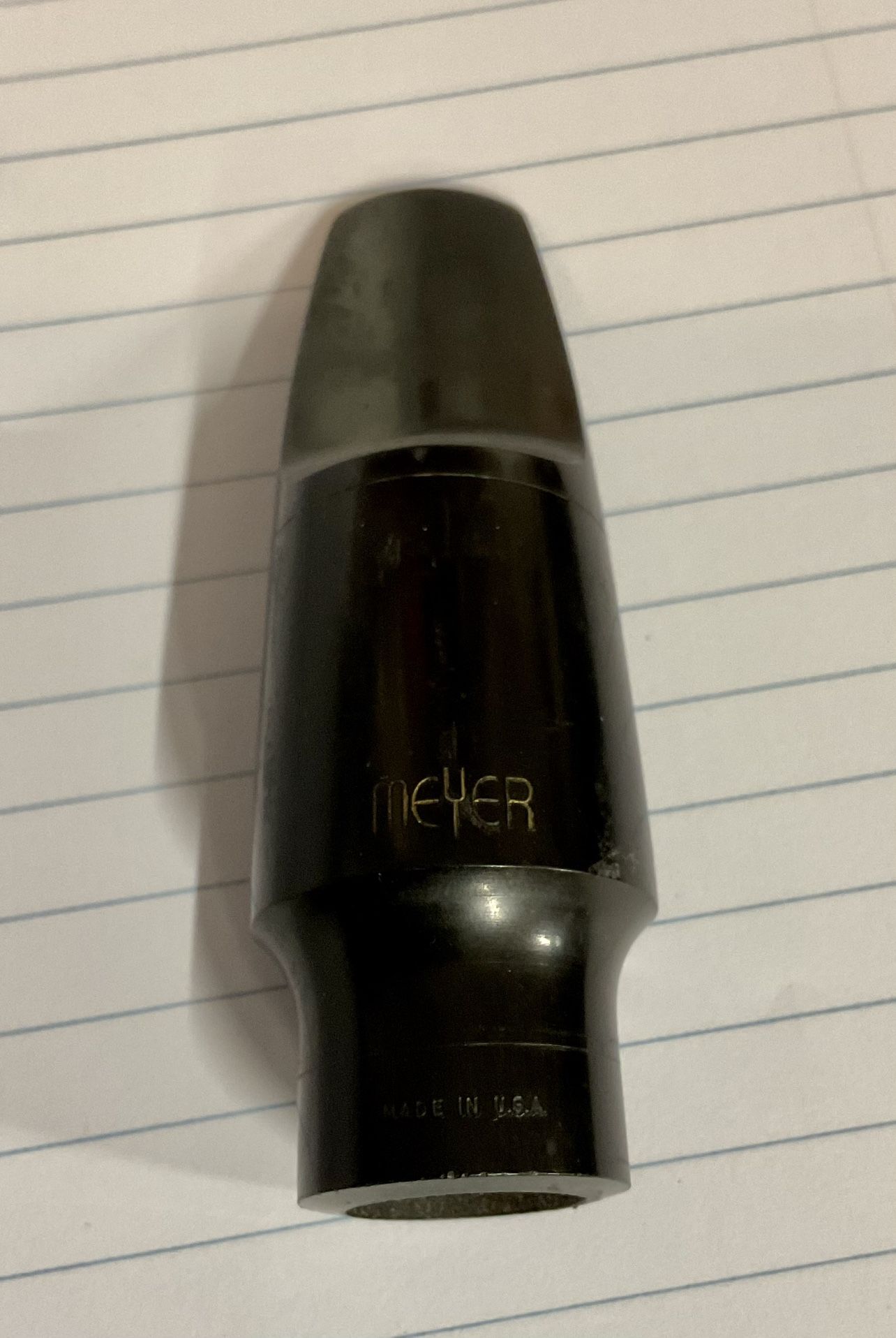 Meyer 5M Lapped Facing Medium Chamber Alto Saxophone Mouthpiece