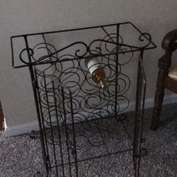 Decorative wine rack