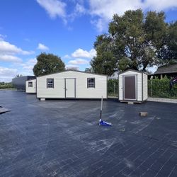 Shed Muving Rv Tráiler Relocating Casita De Patios 