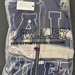 Valley Hoodie “Vale Forever” Navy and blue