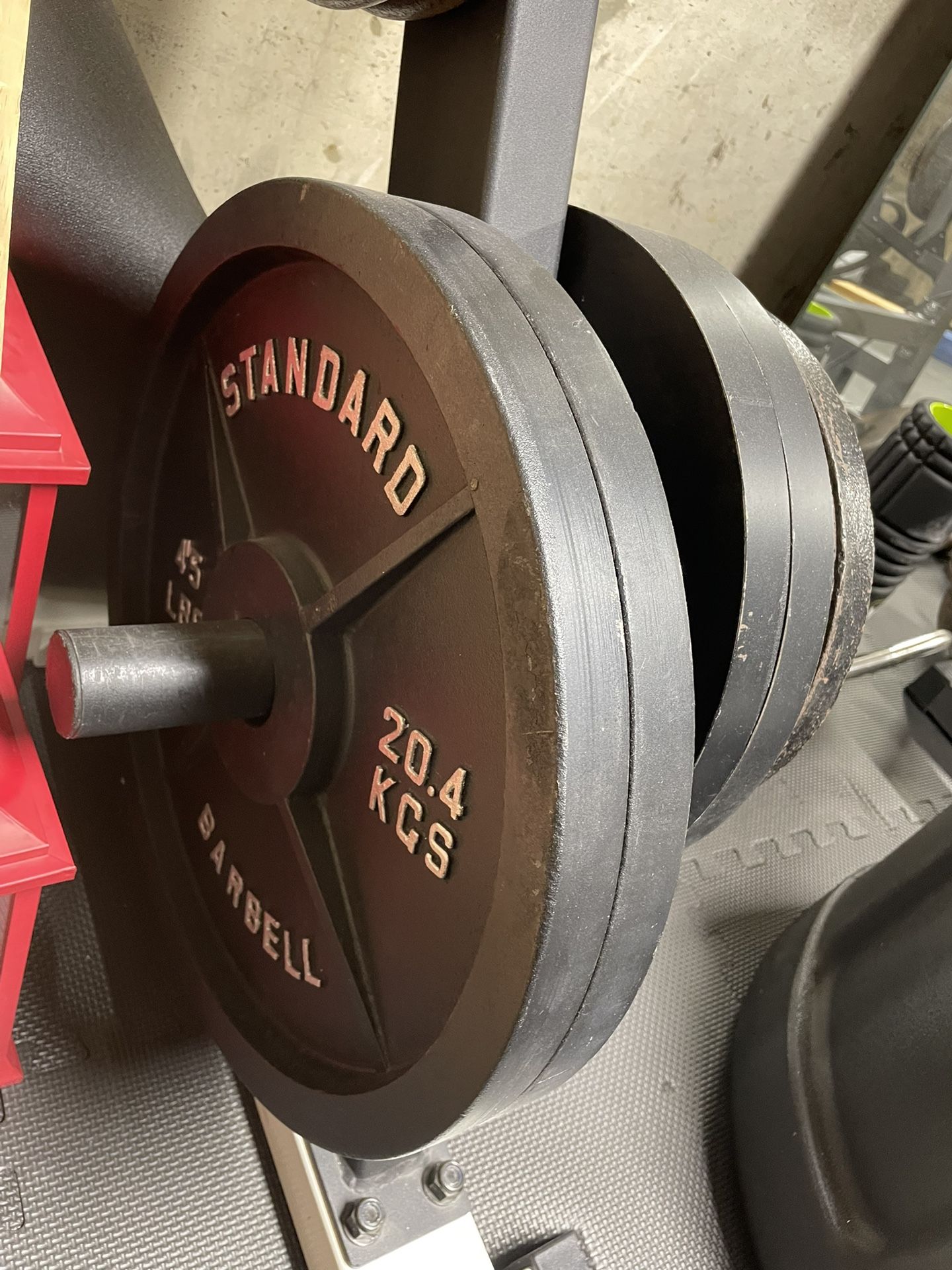 Around 360lbs In Plates And Brand New Squat/Bench Bar