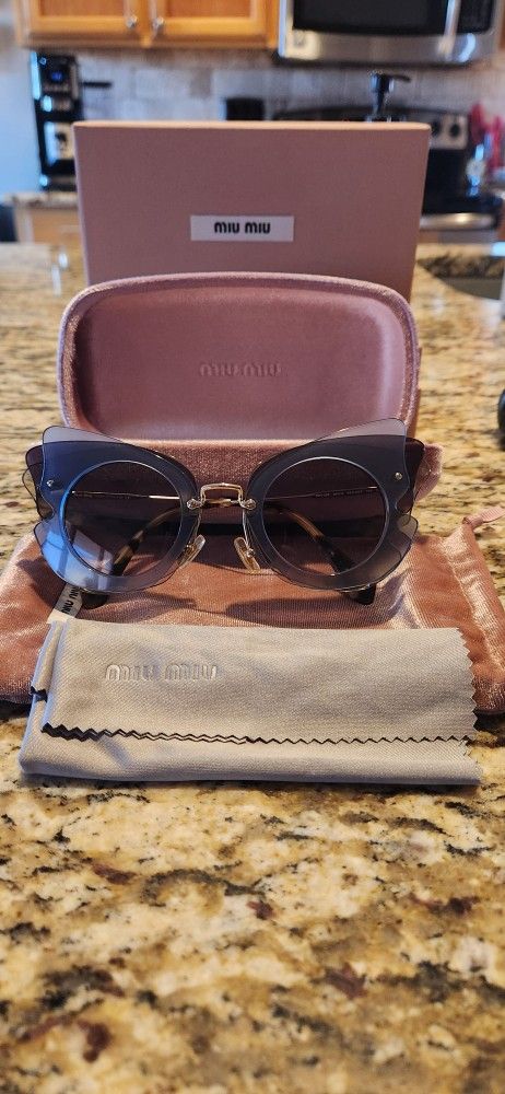 New Miu Mui Butterfly Sunglasses