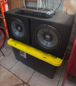 JBL subwoofer & amp