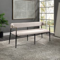 Arhaus Style Bench - Jagger Bench Dupe - Free Delivery ✅ Mid Century Modern Bench 