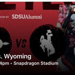 Sdsu Aztecs Football Vs Wyoming 11/1