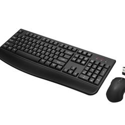 Combo de teclado y ratón inalámbricos 🖥️ Wireless keyboard and mouse combo.