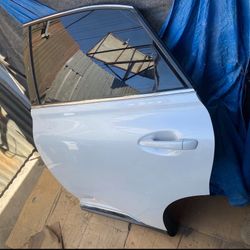 Lexus RX350 Door Left Rear 10tr15  White Complete 