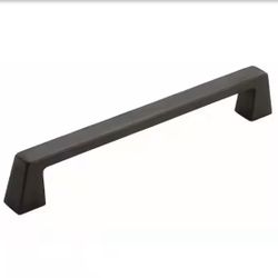 Amerock Blackrock 6-5/16 in. (160mm) Modern Black Bronze Arch Cabinet Pull (7 pack)