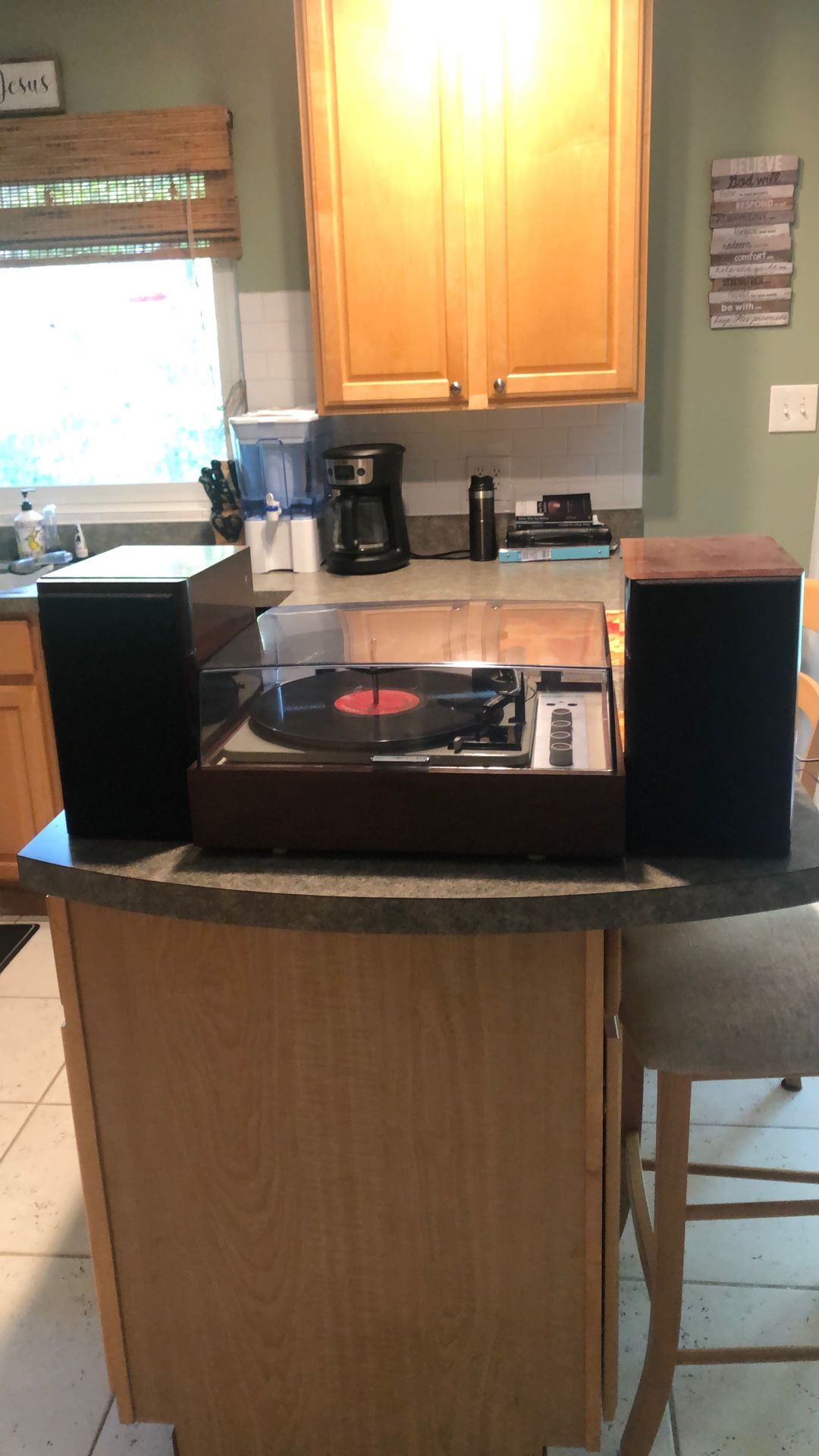Vintage Turntable Record Player