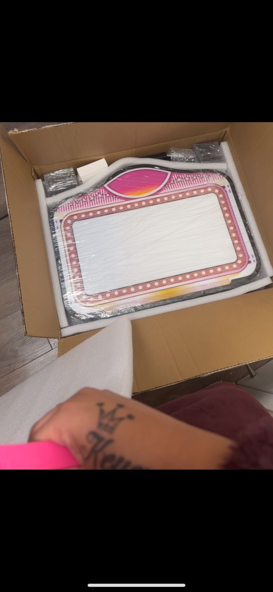 Led Bottle Girl Sign