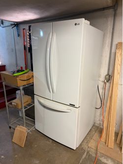 White LG Refrigerator