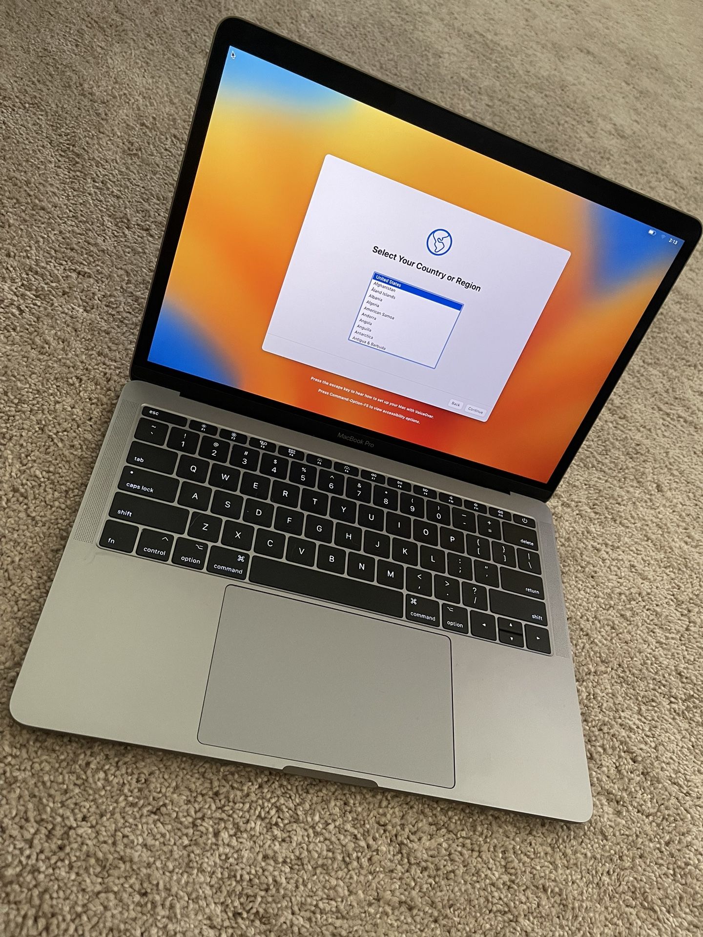 Macbook Pro 13” 2019