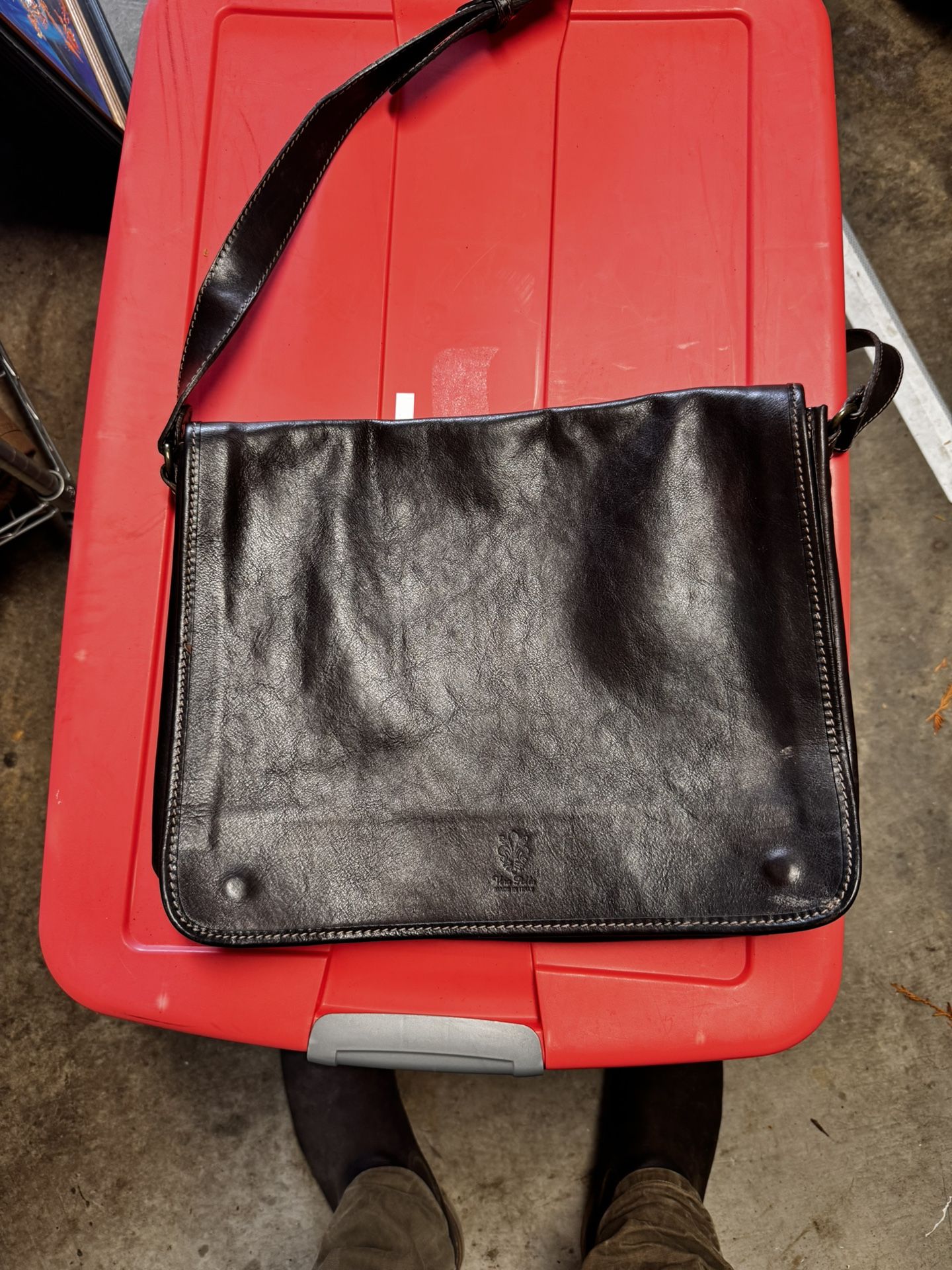 Italian Crossbody/ Messenger Bag