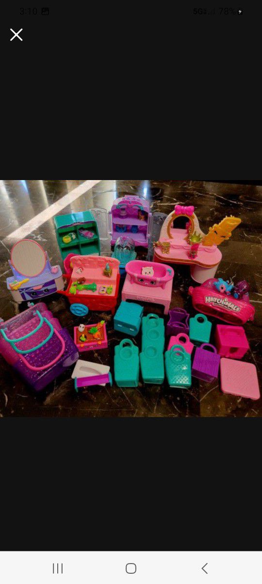 TOYS SHOPKINS ALMOST NEW
