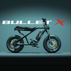 Ebike Cafe Racer Raev Bullet X Electric Motorcycle Yellow New In Box