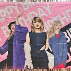 Taylor Swift Birthday Decorations With Flag