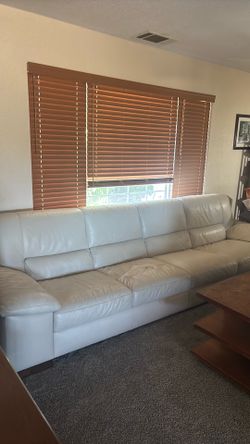 Leather couch