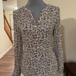 European Ladies, Long Sleeve Blouse, Us Size 4