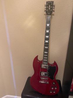 🎸 Harley Benton DC-580 – Cherry High Gloss + Hipshot Upgrade!