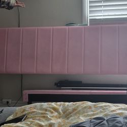 Pink Queen Bed Frame 
