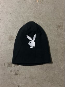 Black Playboy beanie