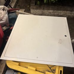 27 inch steel access door with lock unused