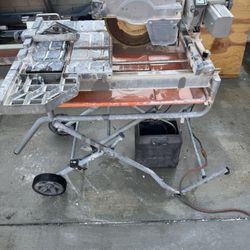 Rigid 10” tile saw.  
