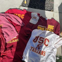 USC TROJANS FOOTBALL MERCHANDISE LOT BULK