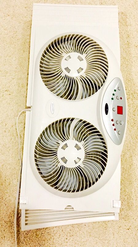 Bionaire BW2300 Twin Window Fan with Remote Control
