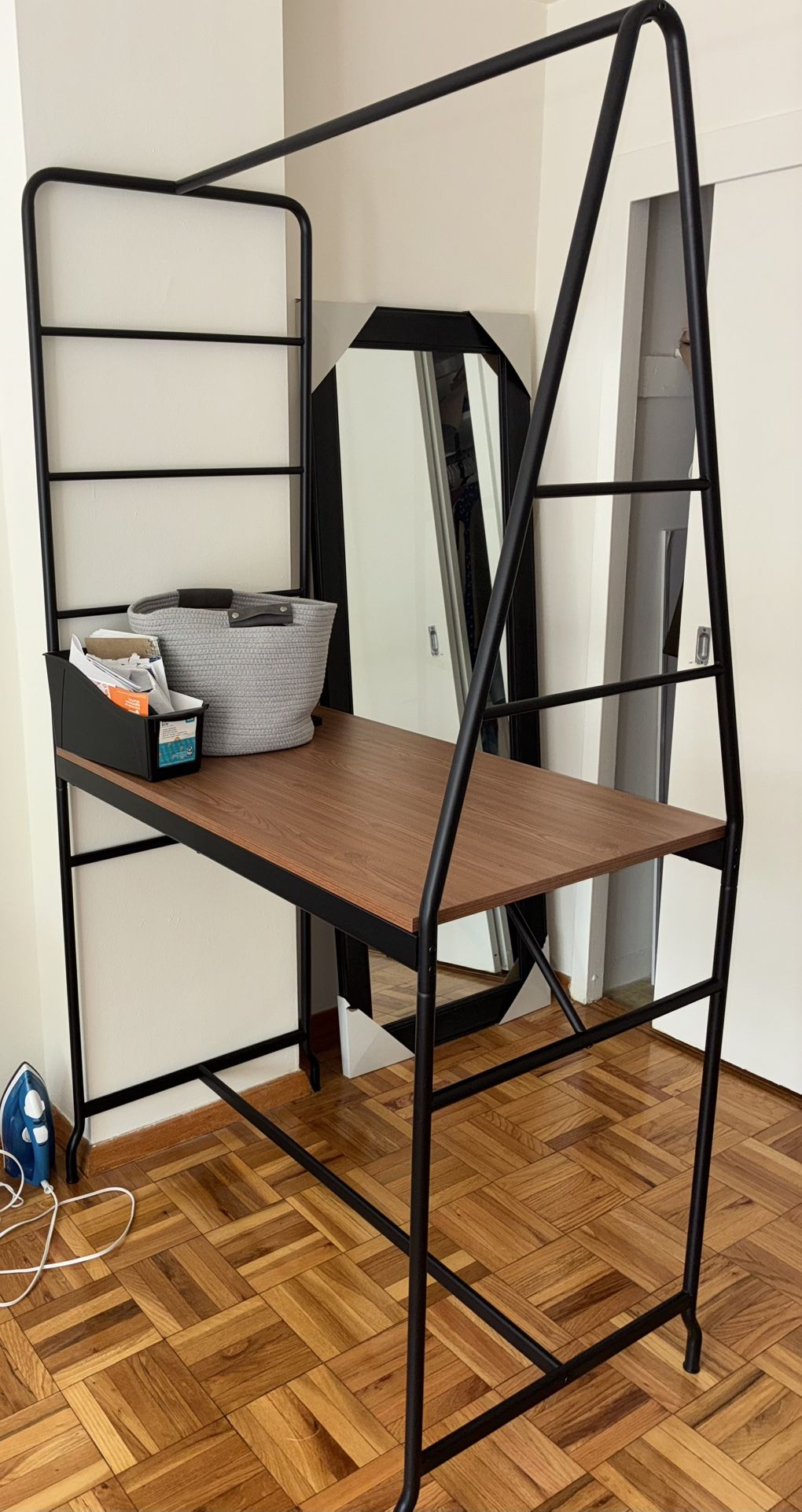 IKEA TABLE W/ 2 BAR STOOLS