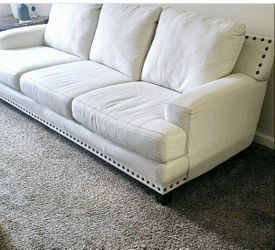 Light Gray Upholstered Sofa