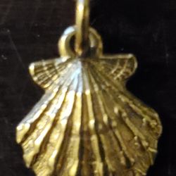 James Avery 14K Gold Vintage Retired Ultra Rare 3D Lionsclaw Seashell