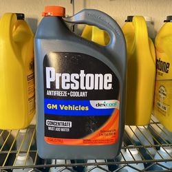 Prestone antifreeze coolant GM vehicles