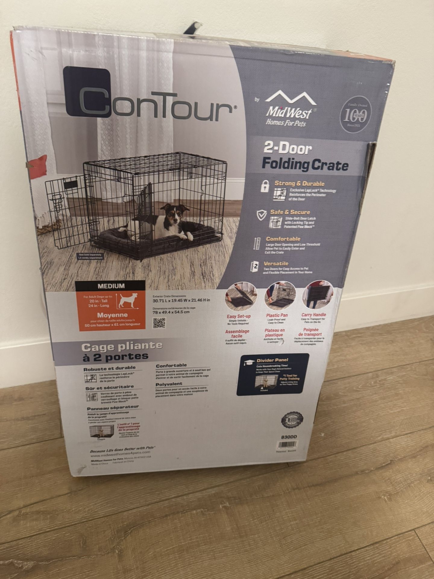 Brand New Medium Size Metal Dog Crate