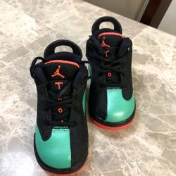 Jordan Dub Zero GG Black Infrared 23 Green (Toddler)