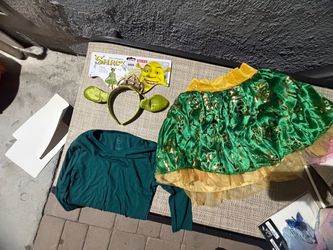 Kids shrek skirt