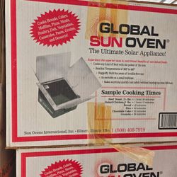  Global Solar Sun Oven  for anyone who loves going to the desert or anywhere else where there’s a lot of sun these ovens are awesome