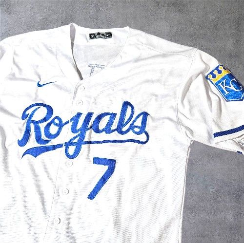 KC Royals NIKE Bobby Witt Jr #7 Jersey Mens XL White MLB Baseball Kansas City