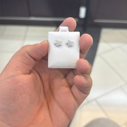 925 Silver Moissanite Earrings 