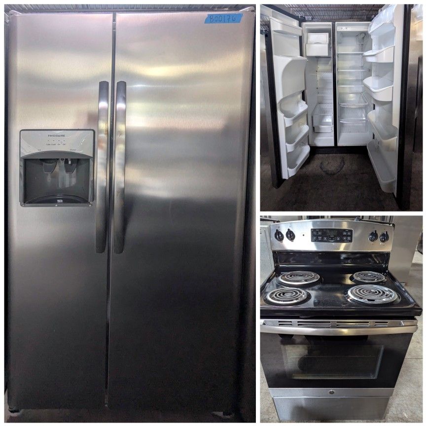 💥Refrigerator and Stove Combo (Stainless)💥 