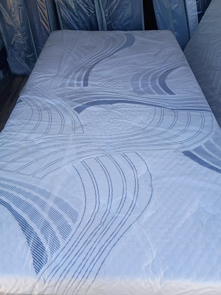 Brand New Twin Size Memory Foam Mattress Included Box Spring Free Delivery Depends On Location